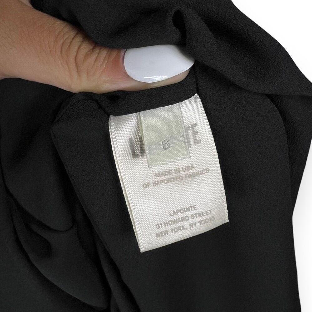 Lapointe Sequin Ruched Column Midi Dress Half Sle… - image 7